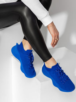 Bolf Damen Halbschuhe Sportschuhe Sneakers Blau  G23