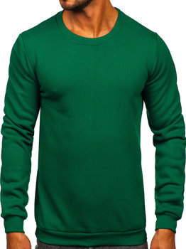 Bolf Herren Sweatshirt ohne Kapuze Grün HW3102