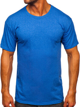 Bolf Herren T-Shirt Uni Blau  B10