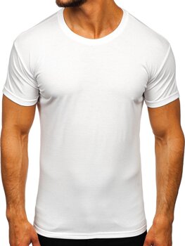 Bolf Herren T-Shirt ohne Motiv Weiß  2005