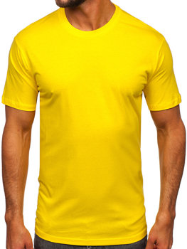 Bolf Herren T-Shirt onhe Motiv Gelb  192397