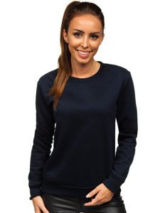 Bolf Damen Sweatshirt Dunkelblau  W01