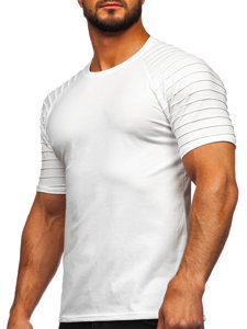 Bolf Herren T-Shirt Weiß  8T88